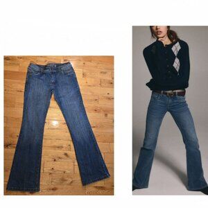 Y2K Low Rise Boot Cut medium wash Jeans